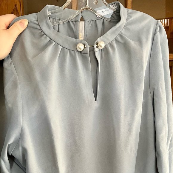 Petite Studio NYC - Buvette Pearl Blouse - Picture 3 of 6